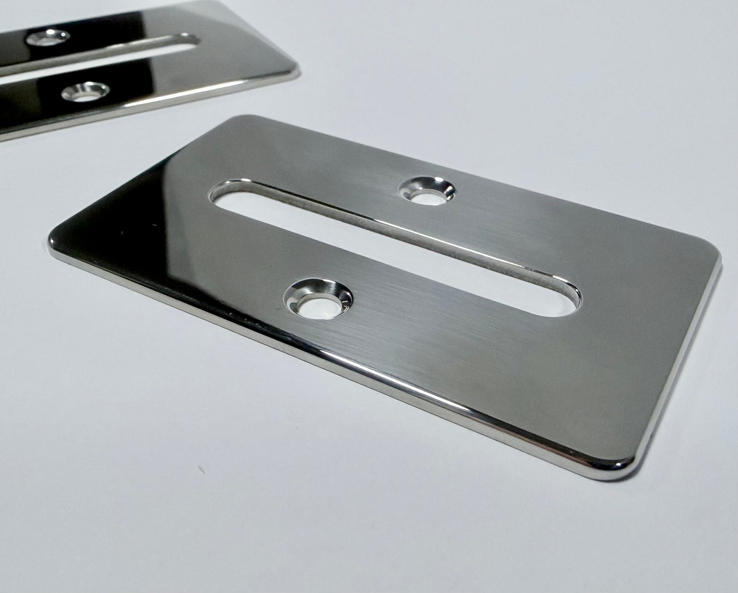 AC Cobra Stainless Windscreen Escutcheons