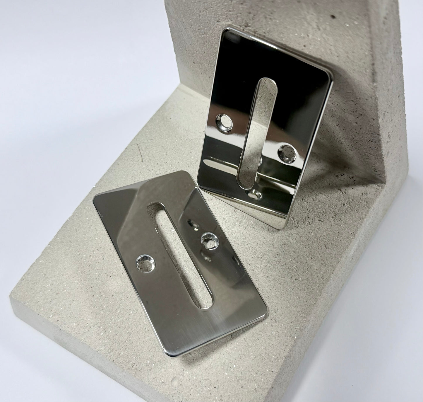 AC Cobra Stainless Windscreen Escutcheons