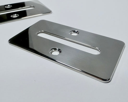 AC Cobra Stainless Windscreen Escutcheons